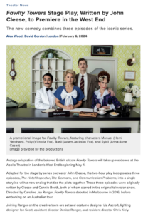 Fawlty Towers to become west end play